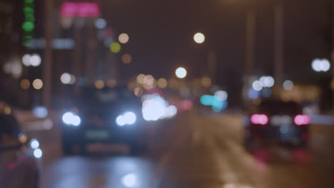 Luces-Bokeh-De-La-Ciudad-De-Noche