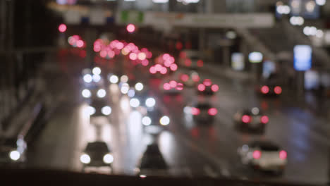 Luces-Bokeh-De-La-Ciudad-De-Noche