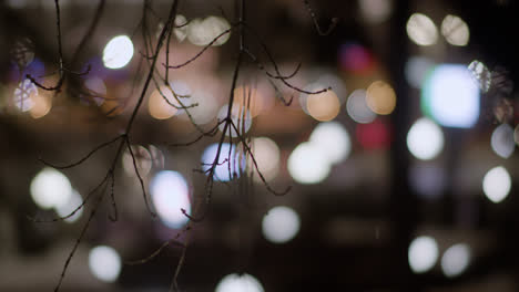 Luces-Bokeh-De-La-Ciudad-De-Noche