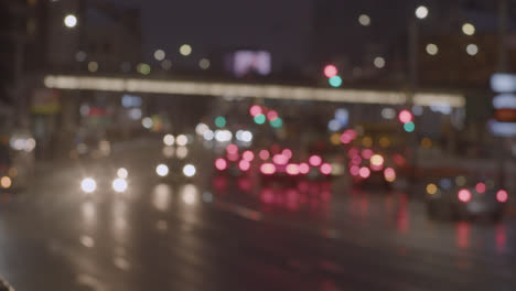 Luces-Bokeh-De-La-Ciudad-De-Noche