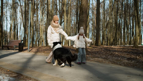 Mom-and-daughter-walking-together