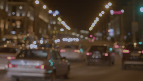 Luces-Bokeh-De-La-Ciudad-De-Noche