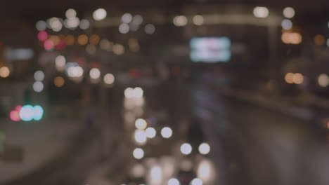 Luces-Bokeh-De-La-Ciudad-De-Noche