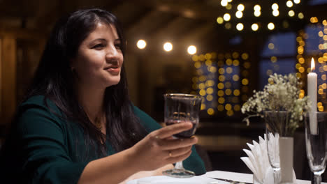 Woman-drinking-wine