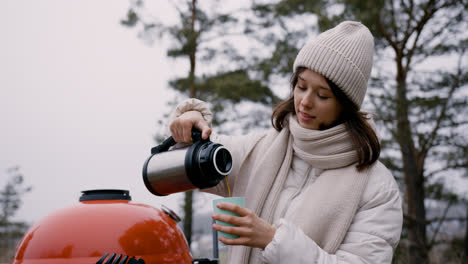 Woman-drinking