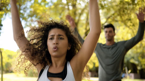 Couple-training-together