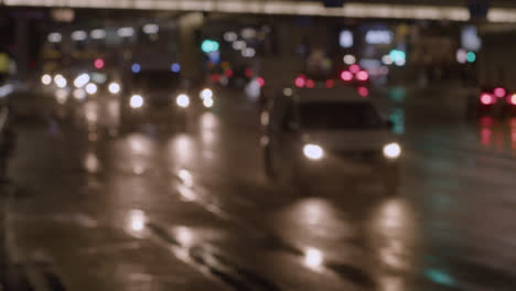 Luces-Bokeh-De-La-Ciudad-De-Noche