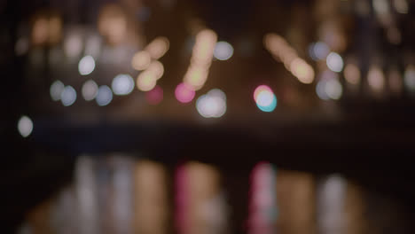 Luces-Bokeh-De-La-Ciudad-De-Noche