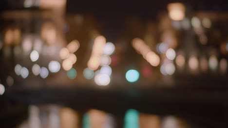 Luces-Bokeh-De-La-Ciudad-De-Noche