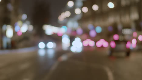 Luces-Bokeh-De-La-Ciudad-De-Noche