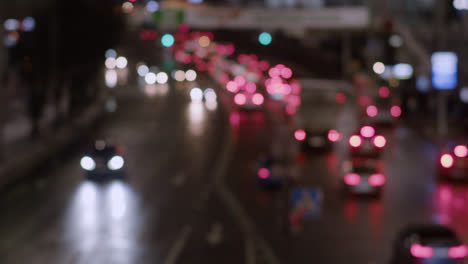 Luces-Bokeh-De-La-Ciudad-De-Noche