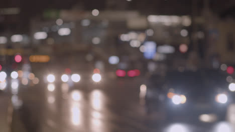 Luces-Bokeh-De-La-Ciudad-De-Noche