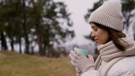 Woman-drinking