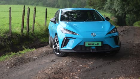 Tecnología-Ev,-Coche-Eléctrico-Mg-4,-Estación-De-Carga