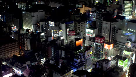 Overlooking-Shinjuku-at-night-unveils-the-epitome-of-modernity-in-a-megacity-during-the-nocturnal-hours