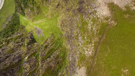 Aerial-of-mountains-and-fjord-in-Norway