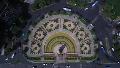 Saigon-City-center-traffic-roundabout