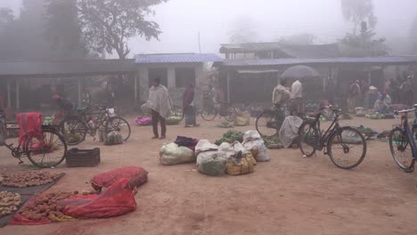 Early-morning-fogg-village-scene