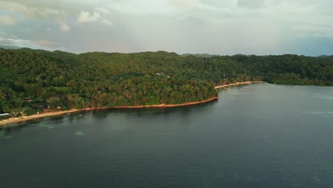 Mamangal-Beach-Resort---Popular-Beach-With-Dense-Vegetation-In-Virac,-Catanduanes,-Philippines