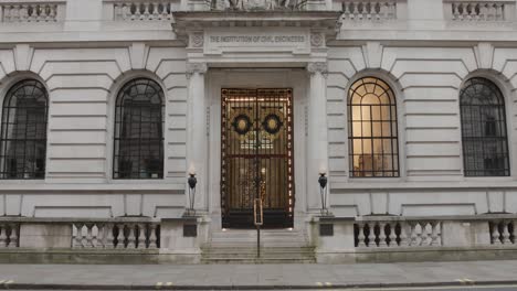 Sede-De-La-Institución-De-Ingenieros-Civiles-En-One-Great-George-Street-En-Londres,-Inglaterra