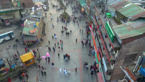 Luftaufnahme-Der-Stadt-Manali,-Himachal-Pradesh,-Indien