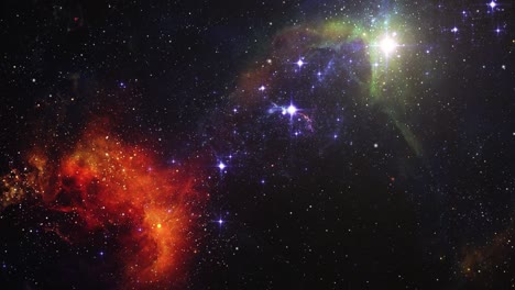 Una-Estrella-Brillante-En-Medio-De-La-Inmensidad-Del-Espacio-4k