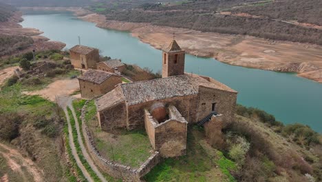 Aussichtspunkt-Rialb-Tower,-Lleida-In-Spanien