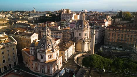 Church-of-Santa-Maria-di-Loreto,-The-Most-Holy-Name-of-Mary-Trajan's-Forum