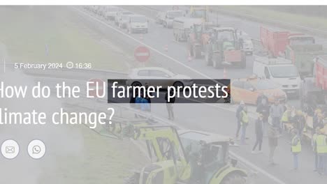 Animation-Of-Farmers-Protests-Headline-Titles-Across-International-Media