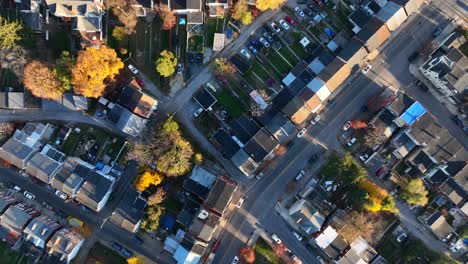 Ciudad-Urbana-De-Estados-Unidos-Durante-El-Otoño