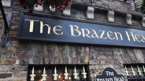 El-Pub-Brazen-Head-En-Merchant&#39;s-Quay,-Dublín.