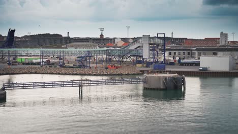 A-ferry-terminal-Hirtshals-port