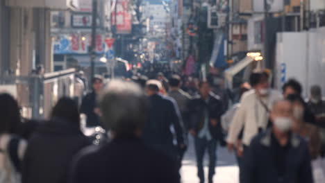 Blurred-view-of-people-walking-on-crowded-streets-in-slow-motion