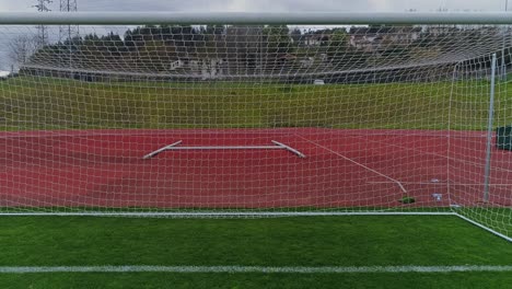 Campo-De-Fútbol-De-Gol-En-El-Estadio