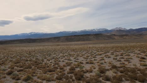 Vista-Aérea-Del-Desierto-En-Nevada