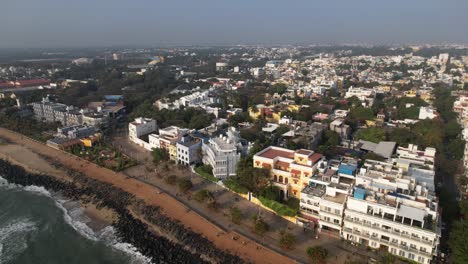 Aerial-footage-of-Catholic-churches-and-commercial-buildings-can-be-found-in-the-city-centre