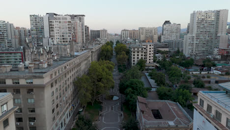 Santiago-de-Chile-La-Moneda-Paseo-Bulnes-aerial-view-traveling