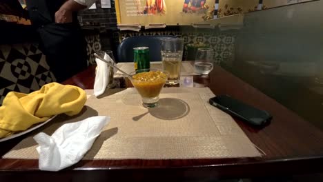Moong-dal-halwa-served-at-Grill-Punjab-restaurant-in-DLF-Cyberhub,-Gurgaon