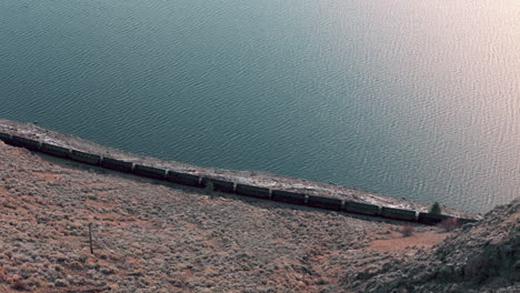 Dusk-Train-Ride-Along-Kamloops-Lake