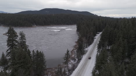 McQueen-Lake's-Icy-Canvas-Near-Kamloops