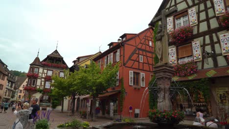 Fountain-in-a-Center-of-Kayserberg-Village