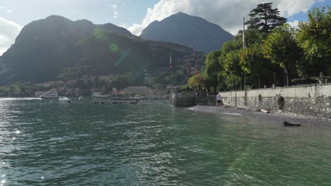 Cloudy-Mountains-in-Town-of-Menaggio-near-Lake-Como