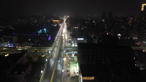 Rajkot-aerial-drone-view-drone-camera-is-moving-backwards-and-large-residential-buildings-are-also-visible-around