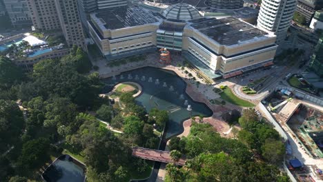 Moderner-Brunnen-Stadtzentrum-Von-Kuala-Lumpur