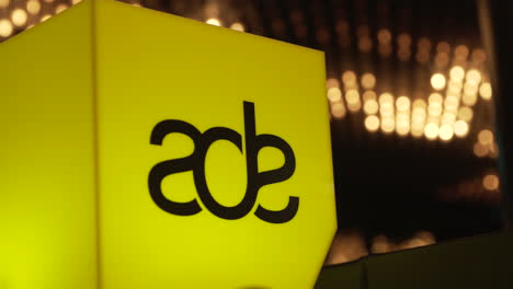 Amsterdam-Dance-Event-yellow-ADE-cube-inside-venue