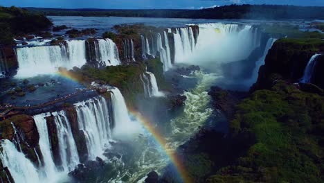 Iguazú-Wasserfälle-In-Paraná,-Brasilien