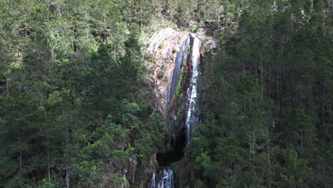 Salto-de-Aguas-Blancas-waterfall-in-National-Park,-Constanza,-Dominican-Republic