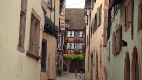Some-houses-are-decorated-with-pretty-oriel-windows-and-Omnipresent-flowers-and-creepers-add-to-the-charm-of-the-Riquewihr-village
