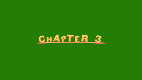 Chapter-3-Wobbly-gold-yellow-text-Animation-pop-up-effect-on-a-green-screen---chroma-key