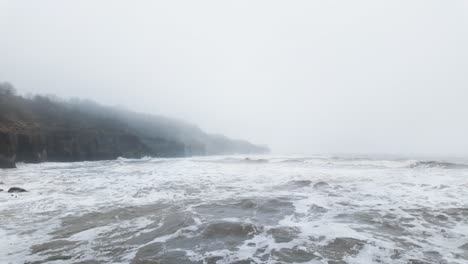 Very-mist-and-foggy-scene-on-the-coast-of-the-UK